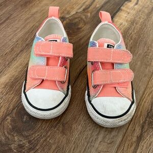 Colorful Converse Kids Shoes - size 5